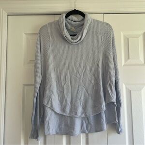 Free people waffle long sleeve top